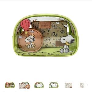 Impressions Peanuts™ Snoopy 3-PC Makeup Bag Set